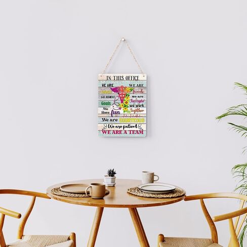 In This Office We Do Teamwork Motivational Quotes Office Decor Wall Art Office Wall Decor Teamwork Wooden Hanging Sign Office Decor Plaque Signs Inspirational Gift for Coworker 8x10 Inches in Saudi Arabia