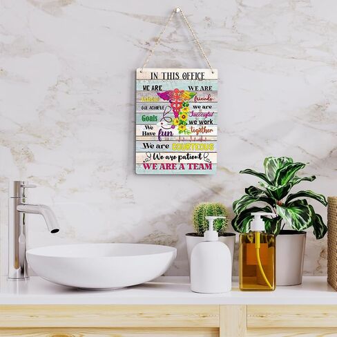 In This Office We Do Teamwork Motivational Quotes Office Decor Wall Art Office Wall Decor Teamwork Wooden Hanging Sign Office Decor Plaque Signs Inspirational Gift for Coworker 8x10 Inches in Saudi Arabia