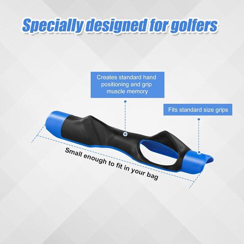 Golf Grip Trainer, Golf Training Aid Right Hand Lightweight Golf Swing Trainer Anti-Slip Golf Wrist Trainer Golf Swing Aid for Correct Hand Position & Grasp in Saudi Arabia