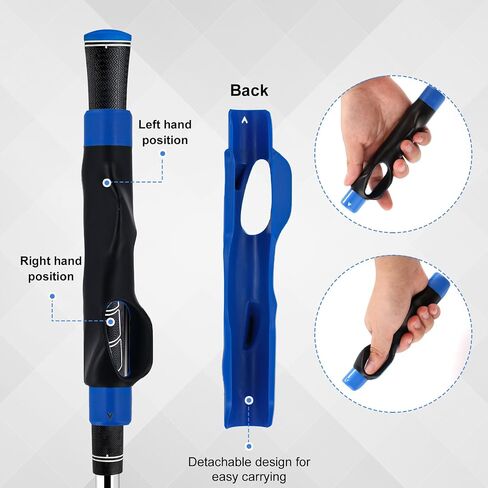Golf Grip Trainer, Golf Training Aid Right Hand Lightweight Golf Swing Trainer Anti-Slip Golf Wrist Trainer Golf Swing Aid for Correct Hand Position & Grasp in Saudi Arabia