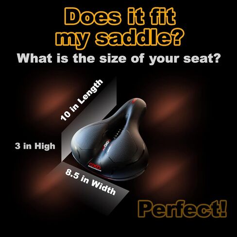 Gel Bike Seat Cushion Cover Compatible with Peloton Stationary Spin Exercise Bicycle Seat Padded Cushion Cover Pad Road Cycling Indoor Cycle Both Waterproof Rain Cover in Saudi Arabia