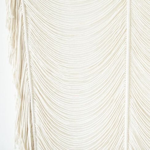 Macrame Curtain Room Divider Doorway CurtainBoho Curtain Doorway Window Wall Decor Fiber Yarn Art Craftsmanship Bedroom Wedding Backdrop Headboard Décor 41" W x 75" L in Kuwait