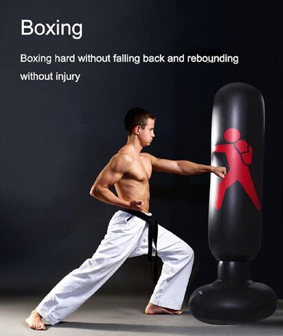 Inflatable Kids Punching Bag - ORULA,Tall 5’ 3" Punching Bags for Kids,Free Standing Punch Bag,Punching Dummy Kids,Kick Boxing Bag with Air Pump Gift Box,Relieve Pent Up Energy in Kids in Saudi Arabia