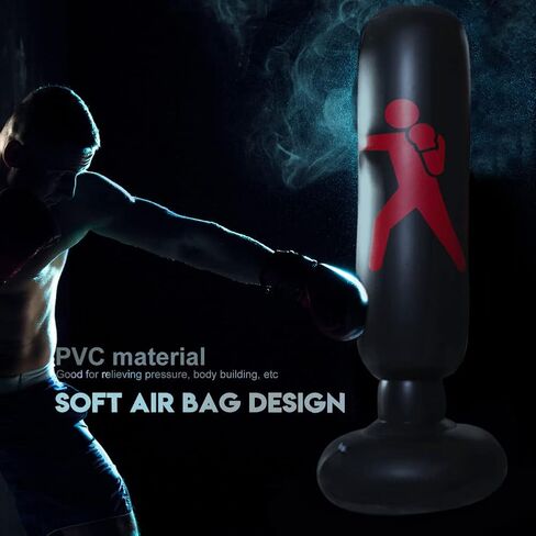 Inflatable Kids Punching Bag - ORULA,Tall 5’ 3" Punching Bags for Kids,Free Standing Punch Bag,Punching Dummy Kids,Kick Boxing Bag with Air Pump Gift Box,Relieve Pent Up Energy in Kids in Saudi Arabia