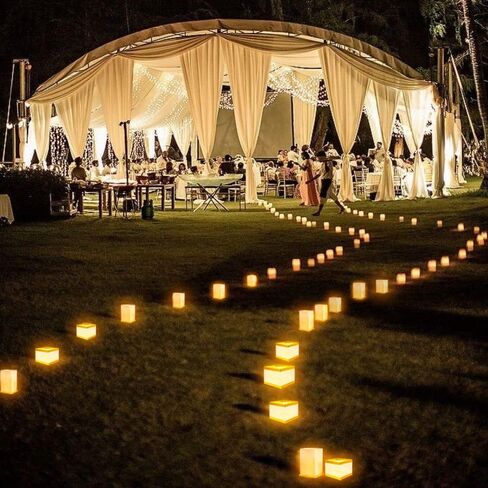 12Pack Reusable Floating Water Lanterns, Square Lanterns with LED Flameless Candles,Table Lanterns Decorative Outdoor for Weeding,Lawn,Pool ,Wishing in Saudi Arabia