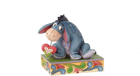 Enesco Disney Traditions بواسطة Jim Shore Winnie The Pooh Eeyore Heart on a String شخصية تشكل تمثال، 3.5 بوصة، متعدد الألوان in Saudi Arabia