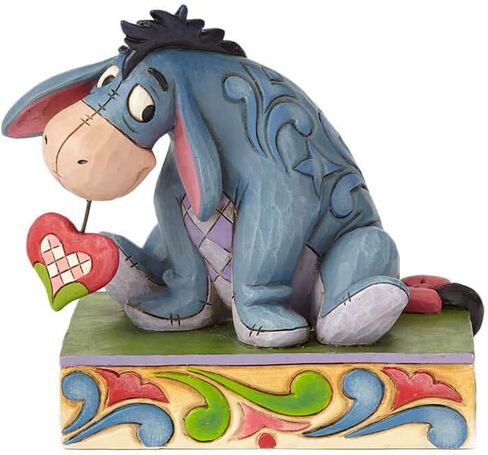 Enesco Disney Traditions بواسطة Jim Shore Winnie The Pooh Eeyore Heart on a String شخصية تشكل تمثال، 3.5 بوصة، متعدد الألوان in Saudi Arabia