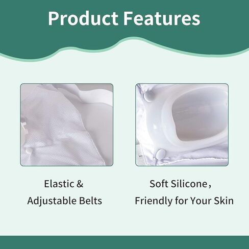 Urine Collection Bag, Reusable Silicone Urinal for Men Elderly Bedridden Patients Male Urine Collection Bag for Men in Kuwait