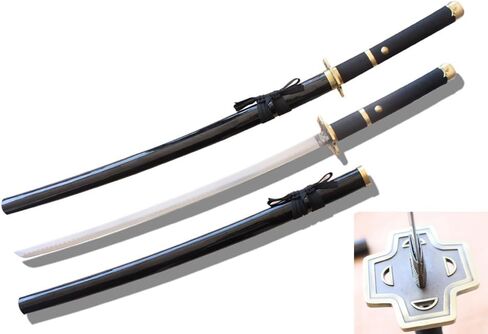 41 Inches Fantasy Japanese Style Anime One Piece Sword Stainless Steel Zoro Katana in Saudi Arabia