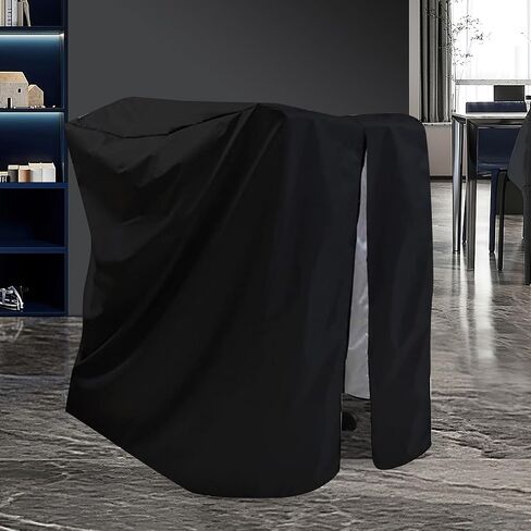 غطاء مشاية قابل للطي 210D غطاء مقاوم للماء من قماش أكسفورد 46 بوصة × 38 بوصة × 66 بوصة غطاء مشاية أسود في حالة مطوية in Kuwait