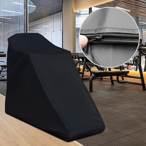 Folding Treadmill Cover 210D Oxford Fabric Waterproof Cover 46" x 38" x 66" Black Treadmill Cover Treadmill Cover in Folded Condition in Saudi Arabia