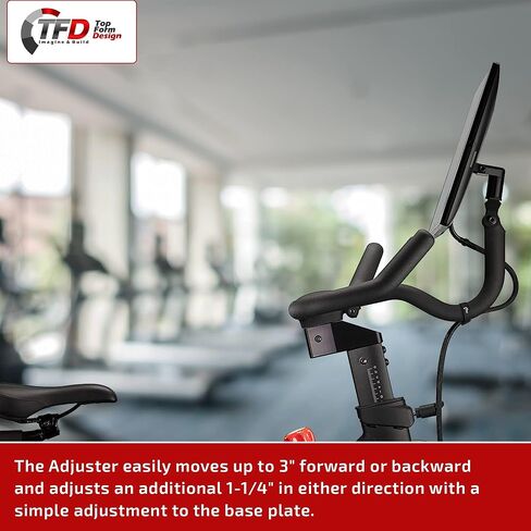 أداة ضبط TFD ثابتة، متوافقة مع دراجة Peloton (الطراز الأصلي من الجيل 3 فقط، لا تناسب الدراجة الإضافية)، صنع في الولايات المتحدة الأمريكية - موضع شريط المقبض الثابت لأي راكب | تصميم أسود - إكسسوارات بيلوتون in Kuwait