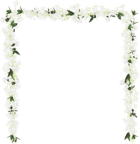 IPOPU 6.23 ft 3 PCS Bougainvillea Artificial Flowers Bougainvillea Garland Bougainvillea Artificial Garland Silk Flowers for Wedding Arch Home Party Craft Art Table Runner Decor(Fuchsia) in Saudi Arabia