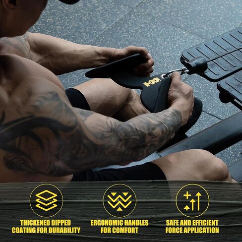 KKH Back Mag Grip Lat Pull Down Bar Set, Lat Pulldown Attachments for Home Gym System with T-bar V-bar, Lat Pulldown Bar Back Workout Equipment in Saudi Arabia