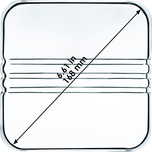 Nachtmann 52814 Triangle Cigar Ashtray, 7 inch, Clear in Saudi Arabia