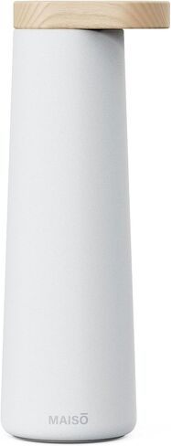 Dark Oak 9oz Bottle | Premium Insulated Stainless Steel | Cold 24hrs, Hot 12hrs | Designed For Your Home in Saudi Arabia