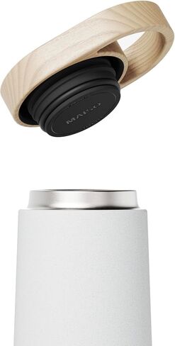 Dark Oak 9oz Bottle | Premium Insulated Stainless Steel | Cold 24hrs, Hot 12hrs | Designed For Your Home in Saudi Arabia