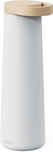Dark Oak 9oz Bottle | Premium Insulated Stainless Steel | Cold 24hrs, Hot 12hrs | Designed For Your Home in Saudi Arabia