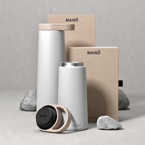 Dark Oak 9oz Bottle | Premium Insulated Stainless Steel | Cold 24hrs, Hot 12hrs | Designed For Your Home in Saudi Arabia