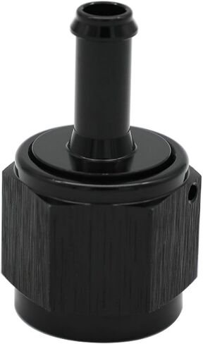 Aluminum Straight 6AN Female Swivel to 5/16" Push on Hose Barb Fitting Adapter Alloy Black in Saudi Arabia