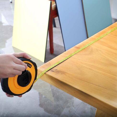 Land Long Steel Tape Measure -165FT/50M by 1/2-Inch,Inch/Metric Scale,Light and Convenient (165FT) in Saudi Arabia