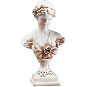 9 Inch Venus Goddess of Love Bust Statue Home Decor,Crafts Sculpture Resin Figurine for Sketch Practice (Venus)