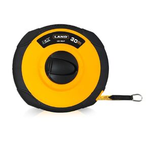 Land Long Steel Tape Measure -165FT/50M by 1/2-Inch,Inch/Metric Scale,Light and Convenient (165FT)
