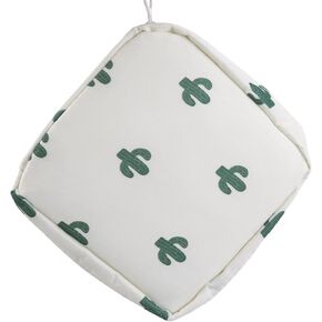 White Sanitary Napkin Storage Bag with Colorful Print Design Portable Zipper Menstrual Pad Bag Sanitary Napkins for Women Ladies,Cactus Bag with Aprinted Design