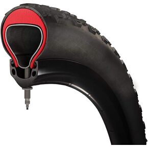 Tannus Unisex's Armour Puncture Round Protection, high Grip with Low Rolling Resistance, Easy Assembly, Reusable, Free tyre and Tread Selection, red, 20 x 4.0-4.8
