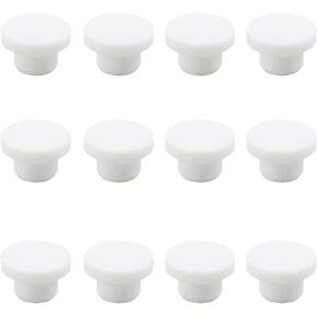 12PCS Black Plug Hole Cap Plastic Waterproof Hole Plug Silicone Hole Plug Suitable for 14mm/0.55inch Hole