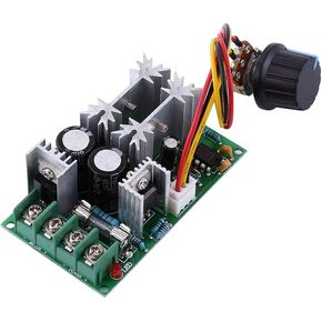 20A DC PWM Motor Speed Controller Adjustable Voltage Regulator 1200W PWM Motor Speed Regulator Switch by Current Adjustment