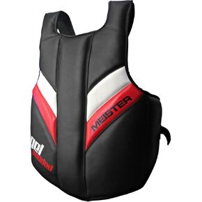 Meister Full Torso Chest Guard w/Gel Padding for MMA, Boxing & Muay Thai