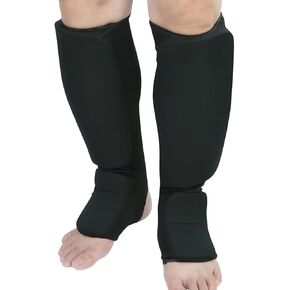 Cloth Shin & Instep Guard for Martial Arts, Taekwondo, Karate Training, Sports