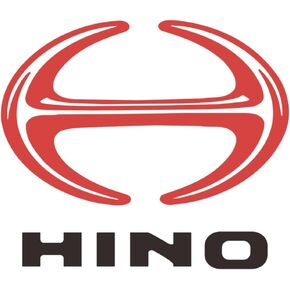 Logo Hino Diesel Trucks OriginalStickers0457 Set of Two (2X) Stickers , Laptop , Car , Truck , Size 4 inches on Longer Side