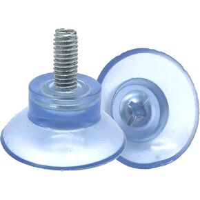 NGe 10pcs Plastic Suction Cup Strong Suction Cup with M8X13mm Screw, for Table Glass Tops,with 10pcs M8 Hexagon Nut(Suction Cup Dia:30mm/1.18in