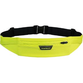 Amphipod MicroStretch Opti-Luxe Belt, Ultra-Light Minimalist Runners Waist Pack for Walking, Hiking & Running, Men & Women - Amp Green - OS