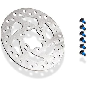 Stainless Steel Brake Disc with 6 Holes Disc Brake Piece Rotor 120mm for Electric Scooter Brake Pads Brake Accessories