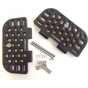 CHICWAY Honeycomb Pedal Super Non-Slip Adjustable Angle Surface Rivet Bumps with Magnet High-Density Aviation Aluminum Suitable for All Models of GOTWAY, Inmotion V11, Veteran Sherman