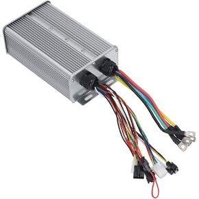 48V 72V 60A Electric Bike Controller Dual Mode 18 Tube Sine Controller with Connector Scooter Lithium Battery Modification Accessories