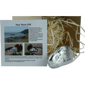 10th for Men Ornament - You've Been My Rock for 10 Years - Solid Metal Heavy Rock