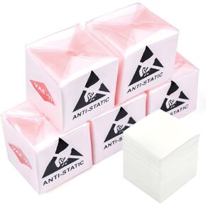 Fiber Cleaner Wipes,40 * 40mm 750Pcs Small Microfiber Cloths,Fiber Optic Cleaning Wipes,Cleaner Wipes For Fiber, Dust Paper Optic Cleaner Clean Tools For Both Wet And Dry Use Fiber Optics
