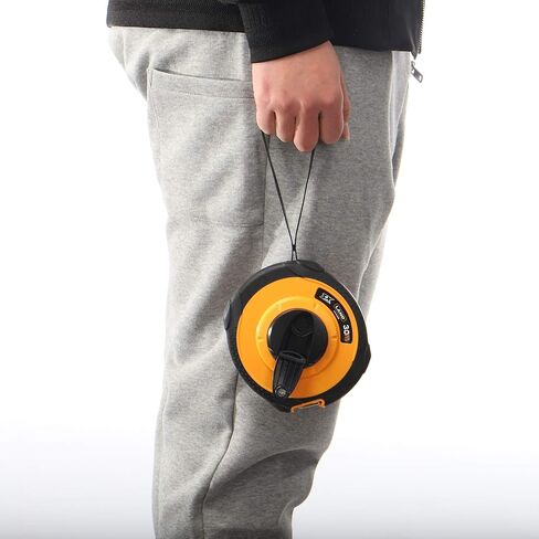Land Long Steel Tape Measure -165FT/50M by 1/2-Inch,Inch/Metric Scale,Light and Convenient (165FT) in Saudi Arabia