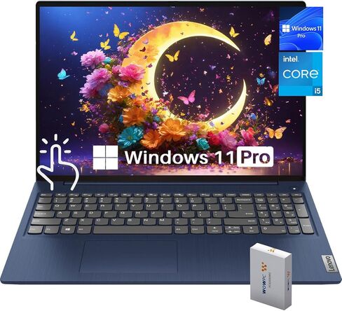 Lenovo 15.6" Ideapad 3 Laptop, FHD Touchscreen Laptop, Intel Core i5-1155G7 Quad-Core (Beats i7-1065G7), Backlit, Long Battery Life, Win 11, w/WOWPC Bundle (16GB RAM | 1TB PCIe SSD) in Saudi Arabia