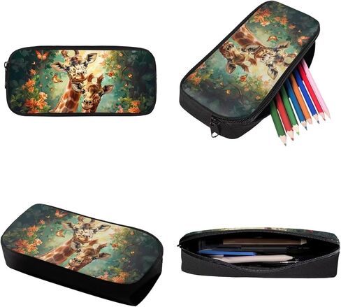3D Dachshund Dog Print Backpack Set 17 Inch Schoolbag Large Capacity Bookbag Lunch Box Pencil Case Lightweight Travel Laptop Backpacks Rucksack Daypack with Zippered Pockets in Saudi Arabia