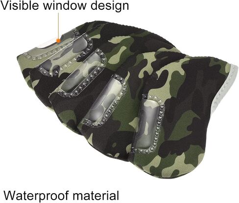 PATIKIL Golf Club Iron Head Covers, 10 Pack Visible Window Waterproof Protection Sleeve for Outdoor Sport, Camouflage in Saudi Arabia