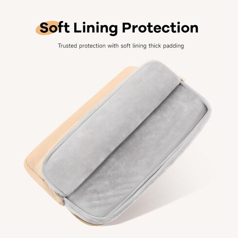 حافظة كمبيوتر محمول منتفخة من Omnpak مقاس 13 بوصة لجهاز MacBook Air، حقيبة كمبيوتر محمول للنساء منتفخة لحمل الكمبيوتر المحمول مقاس 13-14 بوصة لجهاز MacBook M3 M2 M1 in Kuwait