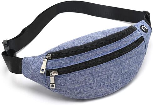 Fanny Pack for Men & Women - Waterproof Waist Bag Pack with Adjustable Strap for Travel Sports Running. in Saudi Arabia