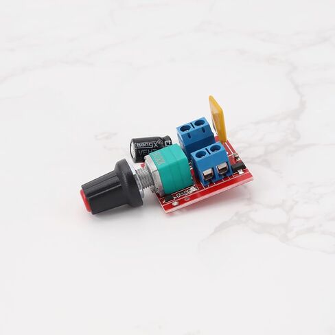 EMagTech 2 قطعة وحدة تحكم صغيرة في سرعة PWM الجهد المنخفض تيار مستمر 3 فولت-35 فولت 5A 90 واط حاكم LED وحدة تحكم لخاصية تخفيض الإضاءة التبديل وحدة تحكم سرعة المحرك in Saudi Arabia