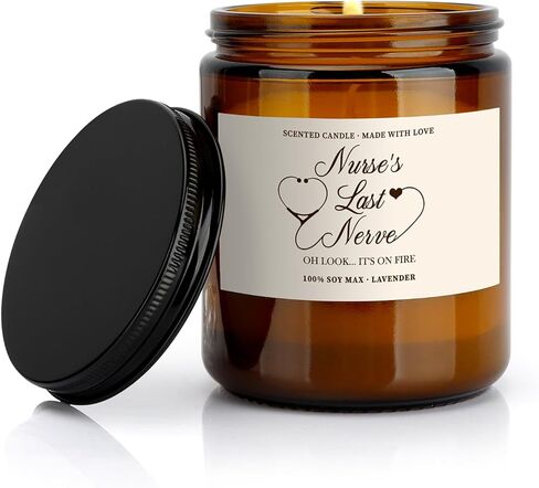 Nurse Gifts for Women,Lavender Scented Candles for Nurse Appreciation Gifts,Nursing Graduation Gifts for Her,Cool Gifts for Nurses Week Gifts,Nurse Graduation Gift,Nurse Gift,Nurse Practitioner Gifts in Kuwait