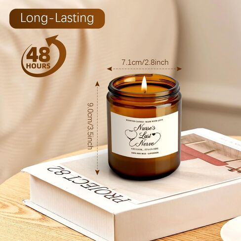 Nurse Gifts for Women,Lavender Scented Candles for Nurse Appreciation Gifts,Nursing Graduation Gifts for Her,Cool Gifts for Nurses Week Gifts,Nurse Graduation Gift,Nurse Gift,Nurse Practitioner Gifts in Kuwait